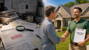 Homeowner choosing direct roof repair without insurance claim in NJ