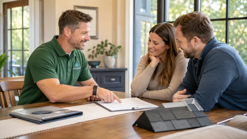 Jay-Global-Home-expert-explaining-the-roofing-insurance-claim-process-to-homeowners-in-NJ